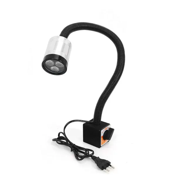 6W LED Magnetbasis Aluminiumlegierung Drehmaschine Lampe