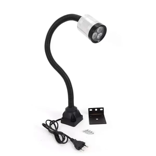 Drehmaschine Lampe CNC Maschinenlampe LED Werkzeug Maschinenleuchte Flexibel Licht 6W (Feste Basis)