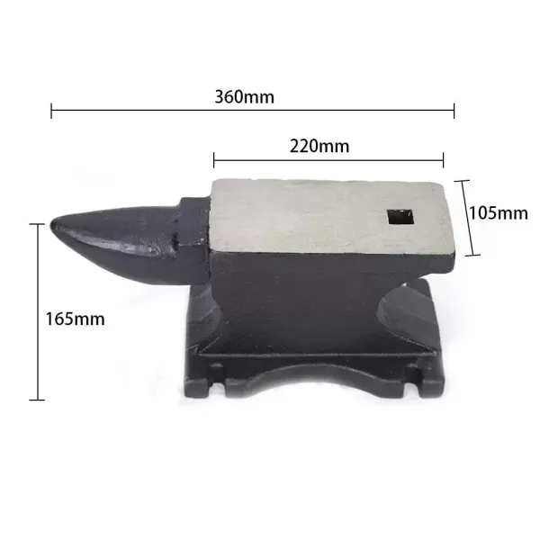 25KG Einzelner Hornamboss Stahlamboss Geschmiedeter Amboss Robuster Amboss 25KG Einzelner Hornamboss Stahlamboss Geschmiedeter Amboss Robuster Amboss