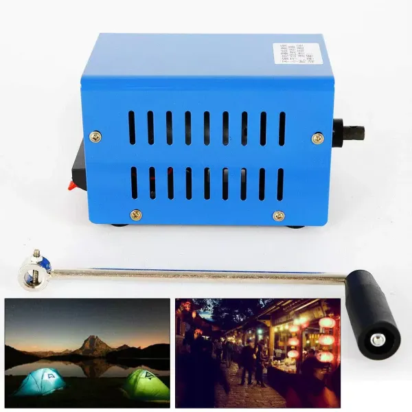 20W Handkurbel Generatoren Haushalt Hohe Leistung Tragbar Generator USB Mobiltelefon