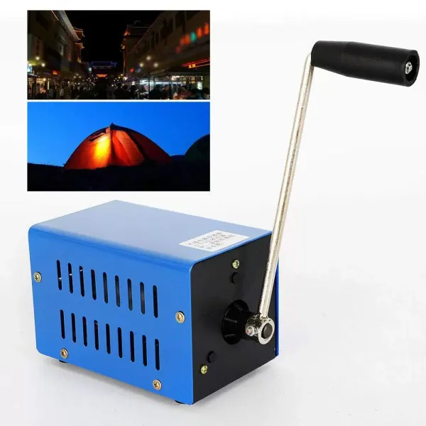 20W Handkurbel Generatoren Haushalt Hohe Leistung Tragbar Generator USB Mobiltelefon