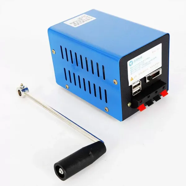 20W Handkurbel Generatoren Haushalt Hohe Leistung Tragbar Generator USB Mobiltelefon