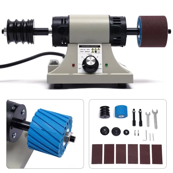 220V Lederpoliermaschine Elektrische Kantenmaschine Kantenwerkzeug Schleifmaschine 0-8000 U/min