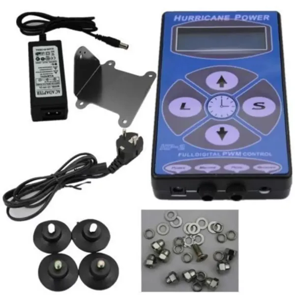 Hurricane Digital Tattoo Maschine Power Supply Kit Digital Display Netzteil