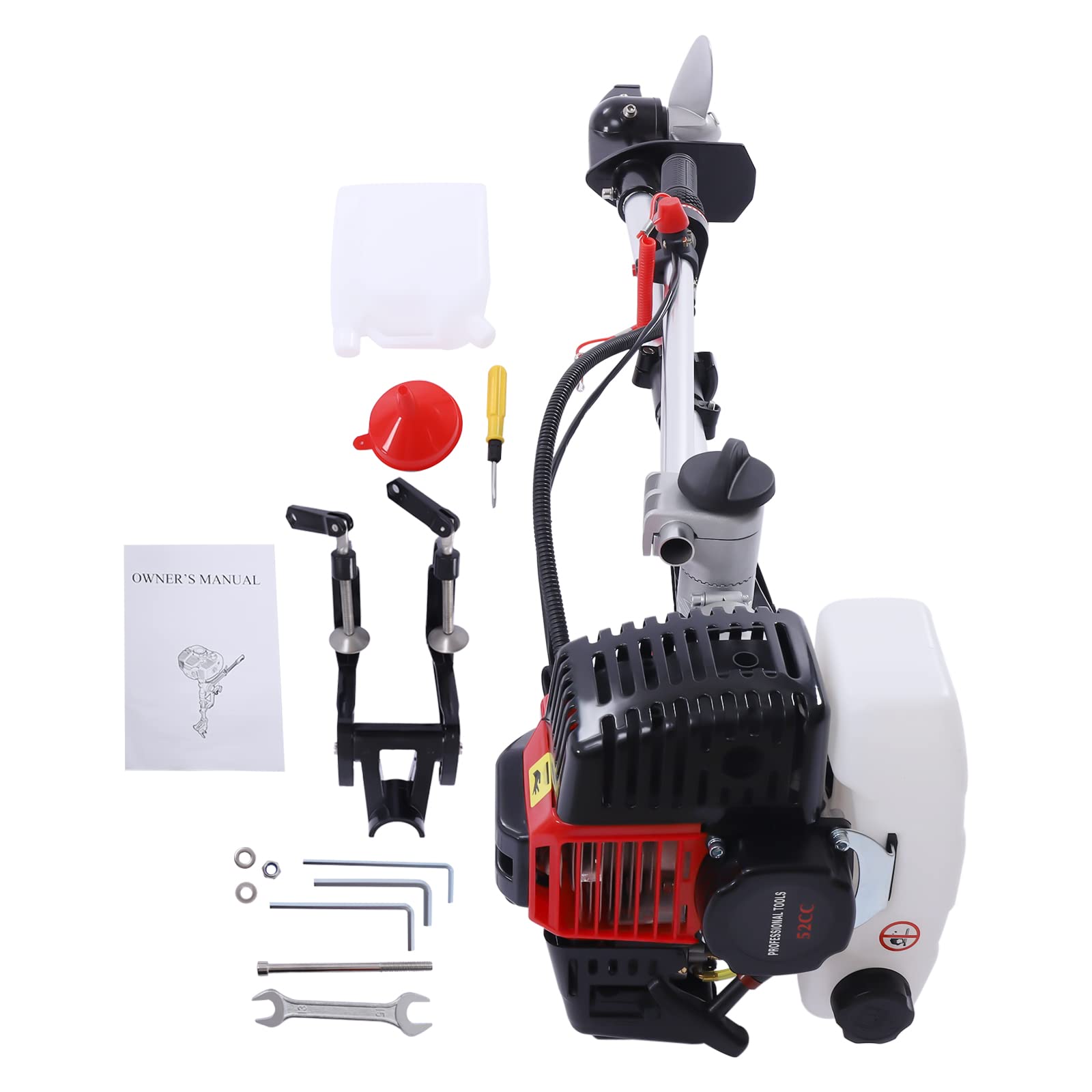 Außenbordmotor Motor Bootsmotor 2-Takt 2,3 HP, 1,7KW Marine Boot Motor 52CC