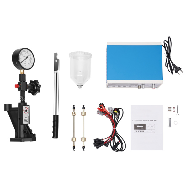 Diesel-Düsen-Injektor-Tester,600 bar Injektor-Tester, Multifunktionale Common-Rail-Diesel-Injektor-Testkits CR-C + Düsenvalidator S60H
