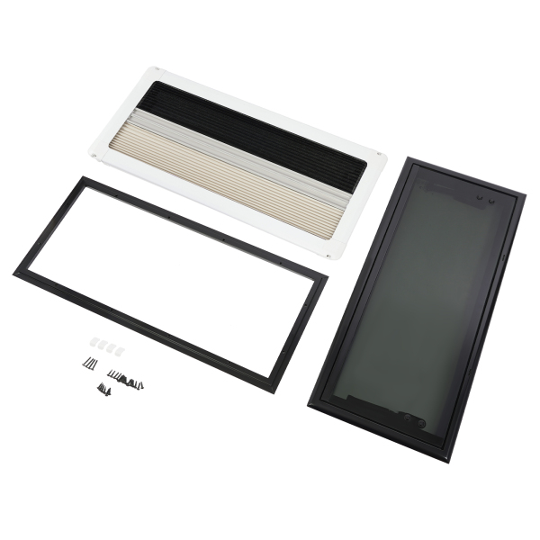700 x 300 mm Wohnmobilfenster, Ausschiebefenster für Wohnmobile, Wohnmobilfenster für Wohnmobile, Wohnwagen, Camper, vertikale Anhänger
