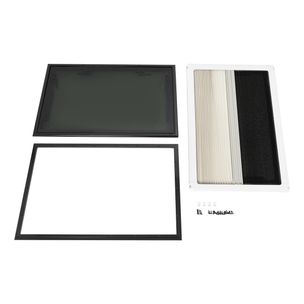 800 x 500 mm Wohnmobilfenster, Ausschiebefenster für Wohnmobile, Wohnmobilfenster für Wohnmobile, Wohnwagen, Camper, vertikale Anhänger