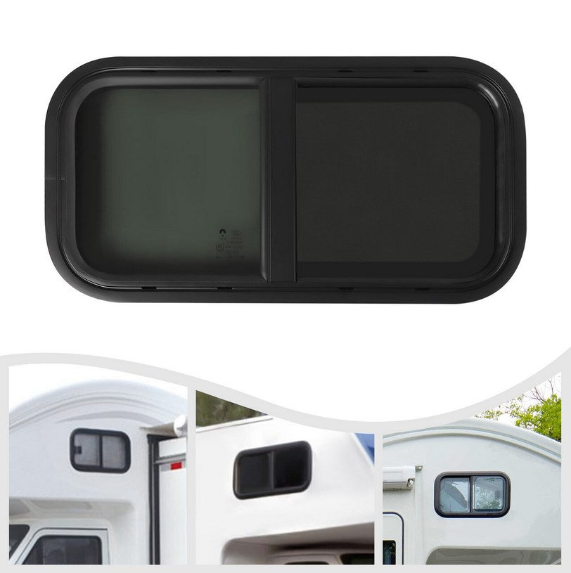 CNCEST Wohnwagen fenster Camper Caravan Seitenfenster Wohnmobil Schiebefenster 70x40cm