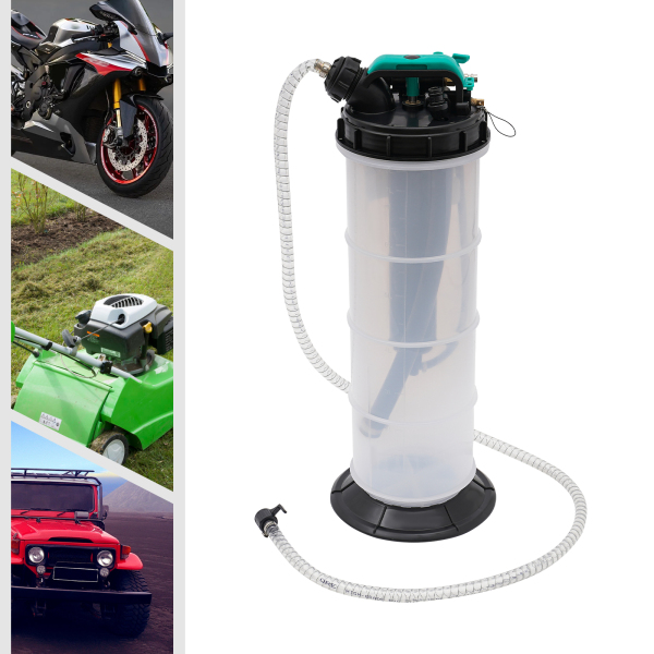 7,5 l pneumatische/manuelle Pumpe Flüssigkeitspumpe Flüssigkeitspumpe zum Absaugen von Schmieröl Automatikgetriebeöl Kühlmittel
