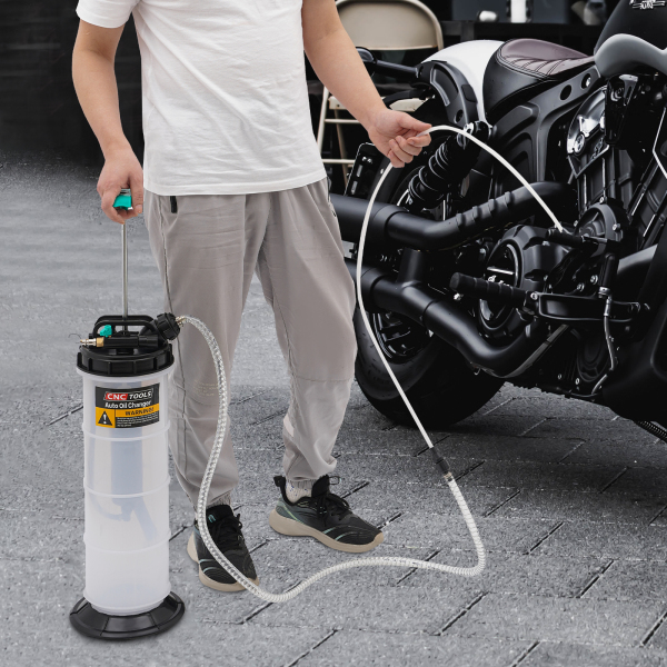 7,5 l pneumatische/manuelle Pumpe Flüssigkeitspumpe Flüssigkeitspumpe zum Absaugen von Schmieröl Automatikgetriebeöl Kühlmittel