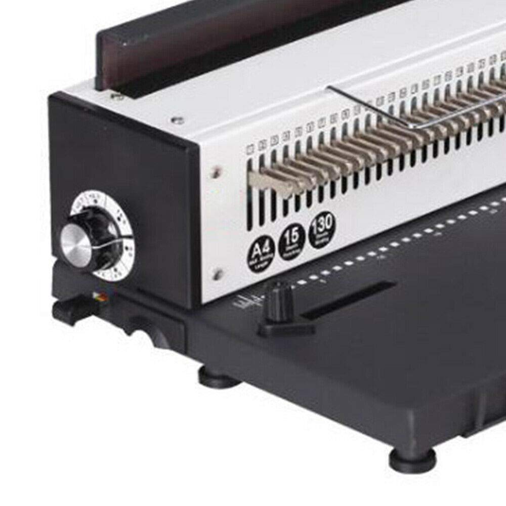 34 Loch Bindemaschine Bindegeräte 130 Blatt Quadratisches Stanz und Drahtbindemaschine für Office Dokumente 34 Loch Bindemaschine Bindegeräte 130 Blatt Quadratisches Stanz und Drahtbindemaschine für Office Dokumente