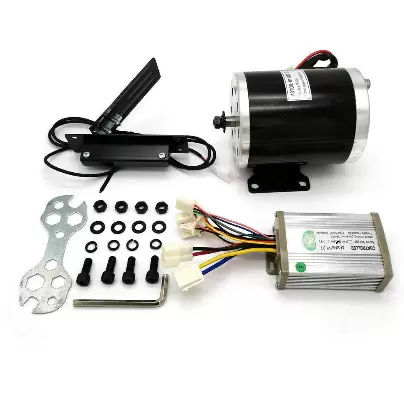 Szczotkowy silnik elektryczny ze sterownikiem i pedałem Zestaw do konwersji roweru elektrycznego 36V DC 800W