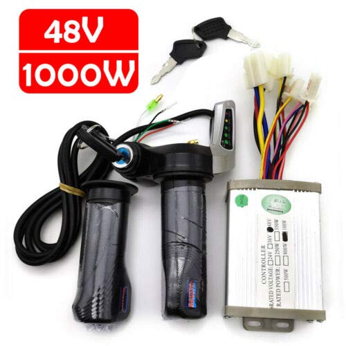 DC 48V 1000W Elektro Scooter Bürstenmotor Controller Steuereinheit Gasgriff Satz DC 48V 1000W Elektro Scooter Bürstenmotor Controller Steuereinheit Gasgriff Satz