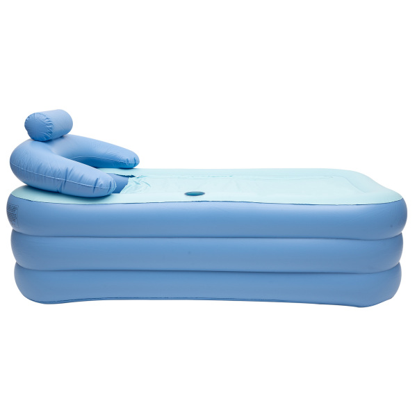 CNCEST Faltbare aufblasbare Badewanne tragbare Erwachsenen-Badewanne 160 x 84 x 64 cm