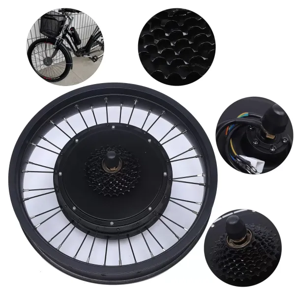 1000W 20x4” Nabenmotor Umbausatz Schwungrad für Heckantrieb Elektrofahrrad Hinterrad Umbausatz Set 1000W 20x4” Nabenmotor Umbausatz Schwungrad für Heckantrieb Elektrofahrrad Hinterrad Umbausatz Set