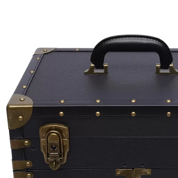 Rollende Abschließbare Make-up Kosmetikkoffer Trolley mit Haartrockner Halter
