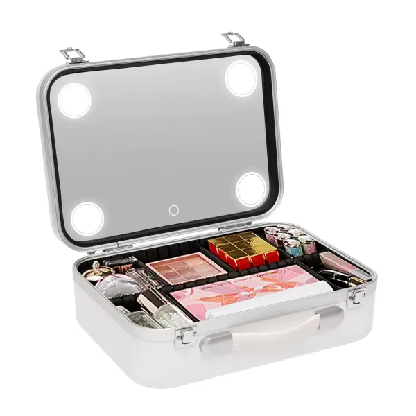Kosmetiktasche Make-up Tragekoffer Kosmetik Organizer Box Make-up-Koffer