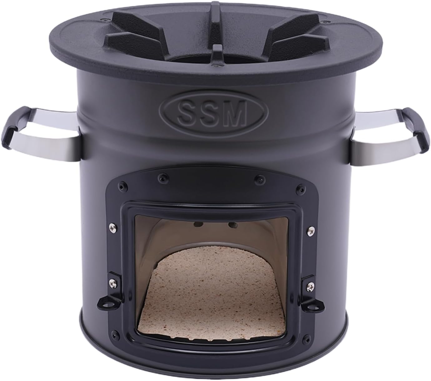 CNCEST BBQ Raketenofen Feuerstelle Ofen Grill Camping Holzofen Zylindrisch Campingkocher CNCEST BBQ Raketenofen Feuerstelle Ofen Grill Camping Holzofen Zylindrisch Campingkocher