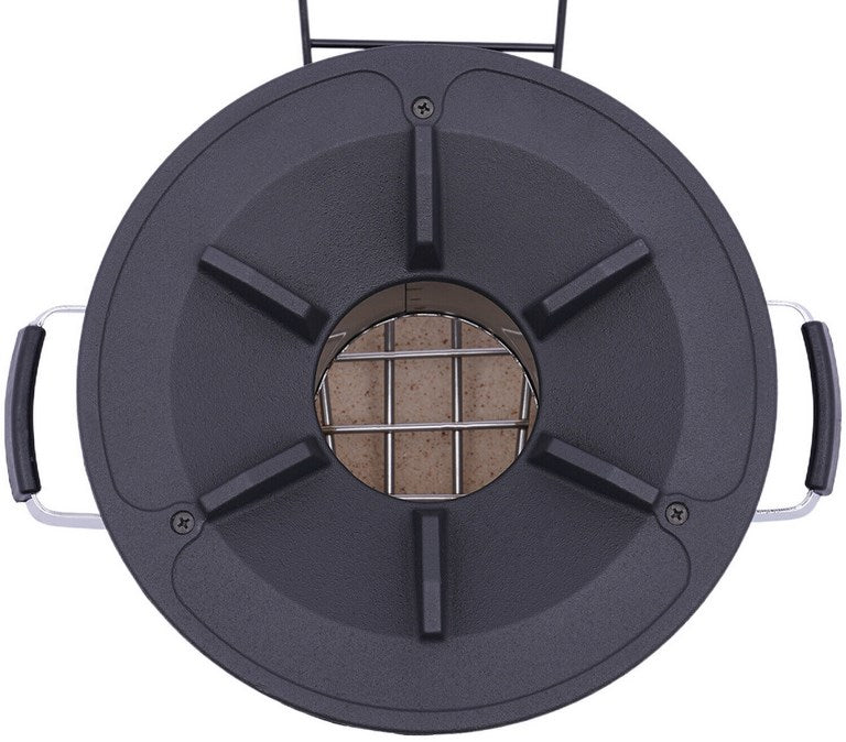 CNCEST BBQ Raketenofen Feuerstelle Ofen Grill Camping Holzofen Zylindrisch Campingkocher