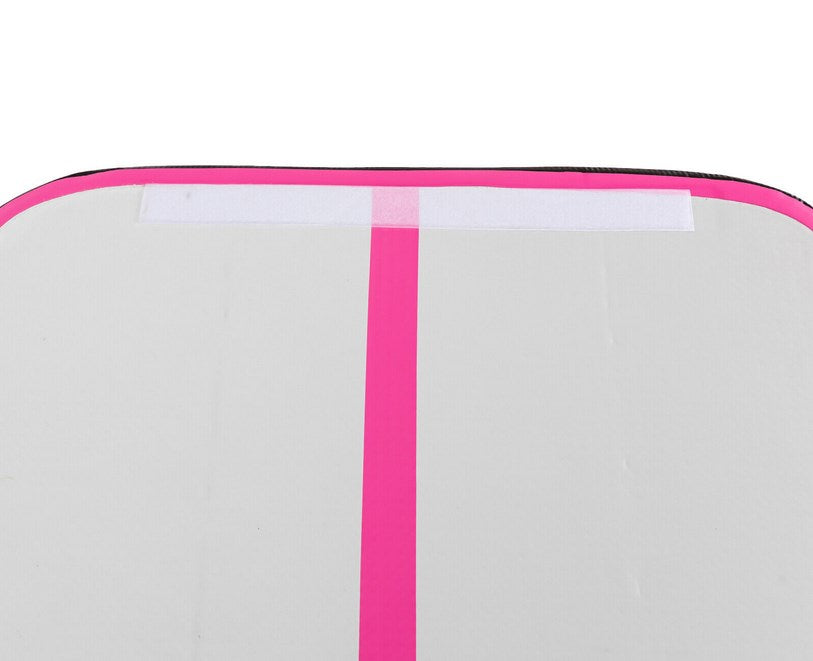 CNCEST Gymnastikmatte, aufblasbare Gymnastikmatte mit Luftpumpe 4inches dicke PVC Tumbling Matte