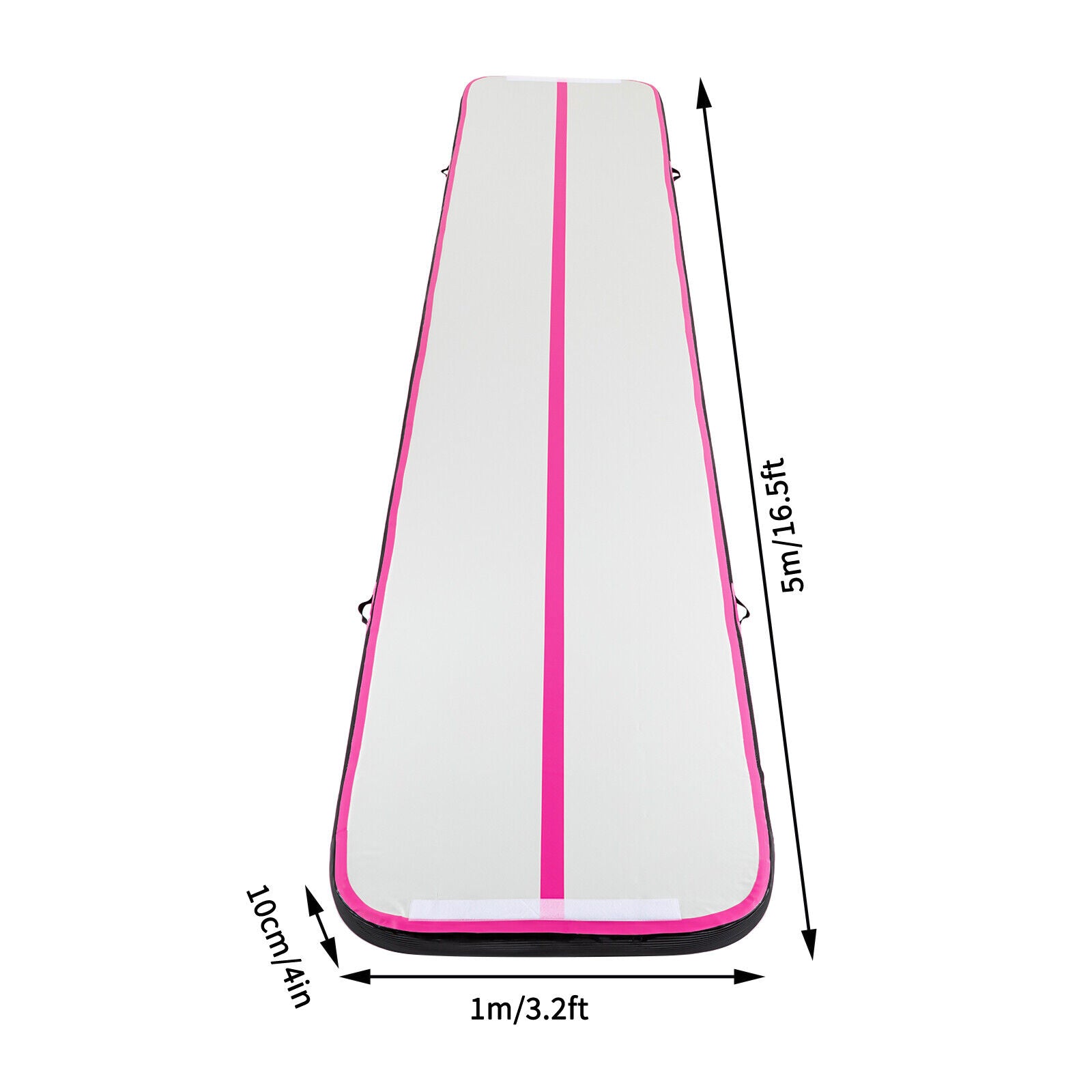 CNCEST 1*5m Gymnastikmatte, aufblasbare Gymnastikmatte mit Luftpumpe 4inches dicke PVC Tumbling Matte CNCEST 1*5m Gymnastikmatte, aufblasbare Gymnastikmatte mit Luftpumpe 4inches dicke PVC Tumbling Matte