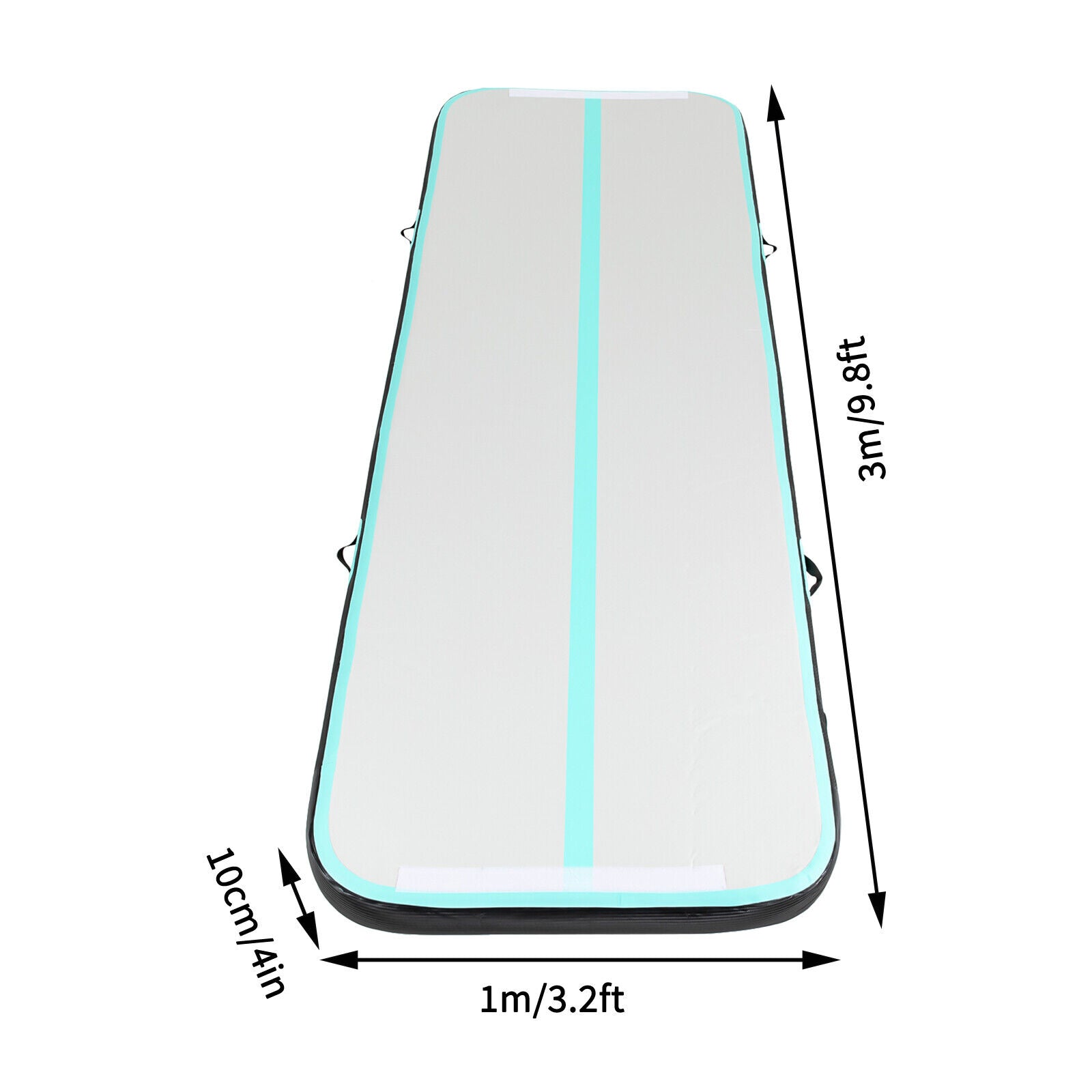 CNCEST 1*3m Turnmatte Aufblasbar Yogamatte Gymnastikmatte Trainingsmatte mit Luftpumpe CNCEST 1*3m Turnmatte Aufblasbar Yogamatte Gymnastikmatte Trainingsmatte mit Luftpumpe