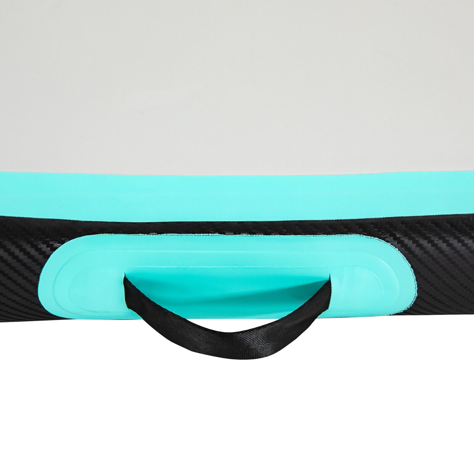 CNCEST 1*5m Gymnastikmatte Tumbling Matte 10CM Aufblasbare  mit Luftpumpe für Zuhause, im Freien, Yoga