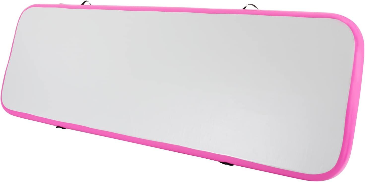 CNEST 1*4m Rosa aufblasbare Gymnastikmatte mit elektrischer Pumpe, 4inches Stärke PVC Tumbling Matte CNEST 1*4m Rosa aufblasbare Gymnastikmatte mit elektrischer Pumpe, 4inches Stärke PVC Tumbling Matte