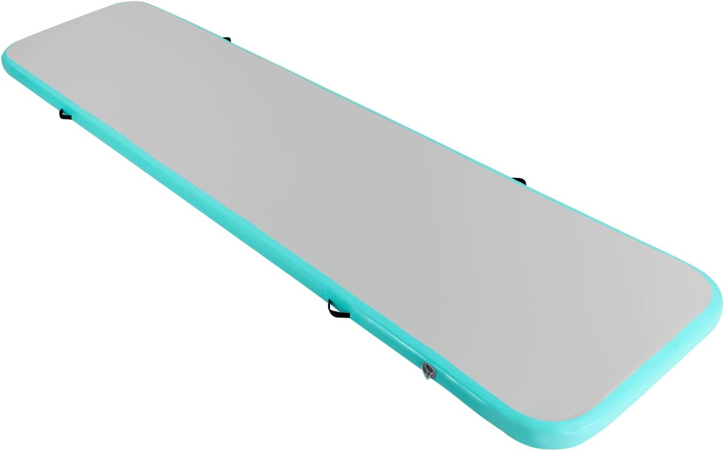 CNCEST 1*4M Pfefferminzgrün Aufblasbar Gymnastikmatte Fitness-Matte Gymnastik Tumblingmatte Mit Elektrischer Luftpumpe CNCEST 1*4M Pfefferminzgrün Aufblasbar Gymnastikmatte Fitness-Matte Gymnastik Tumblingmatte Mit Elektrischer Luftpumpe