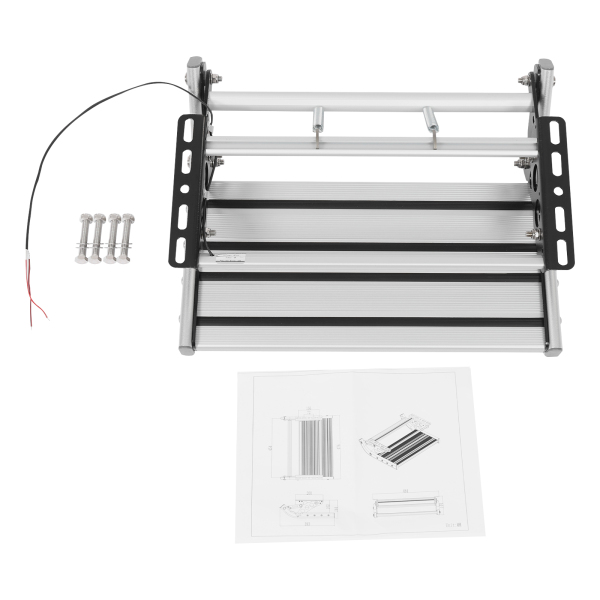 Klappbare Wohnmobil-Stufe, Wohnmobil-Camper-Stufe, manuelle Wohnmobil-Stufe mit LED-Licht für Wohnmobile, Camper, Wohnwagen