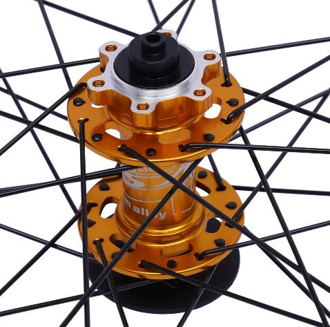 Mountainbike Laufradsatz 29 Zoll, Laufrad Set Felge Aluminiumlegierung Felgen Scheibenbremse MTB Laufradsatz