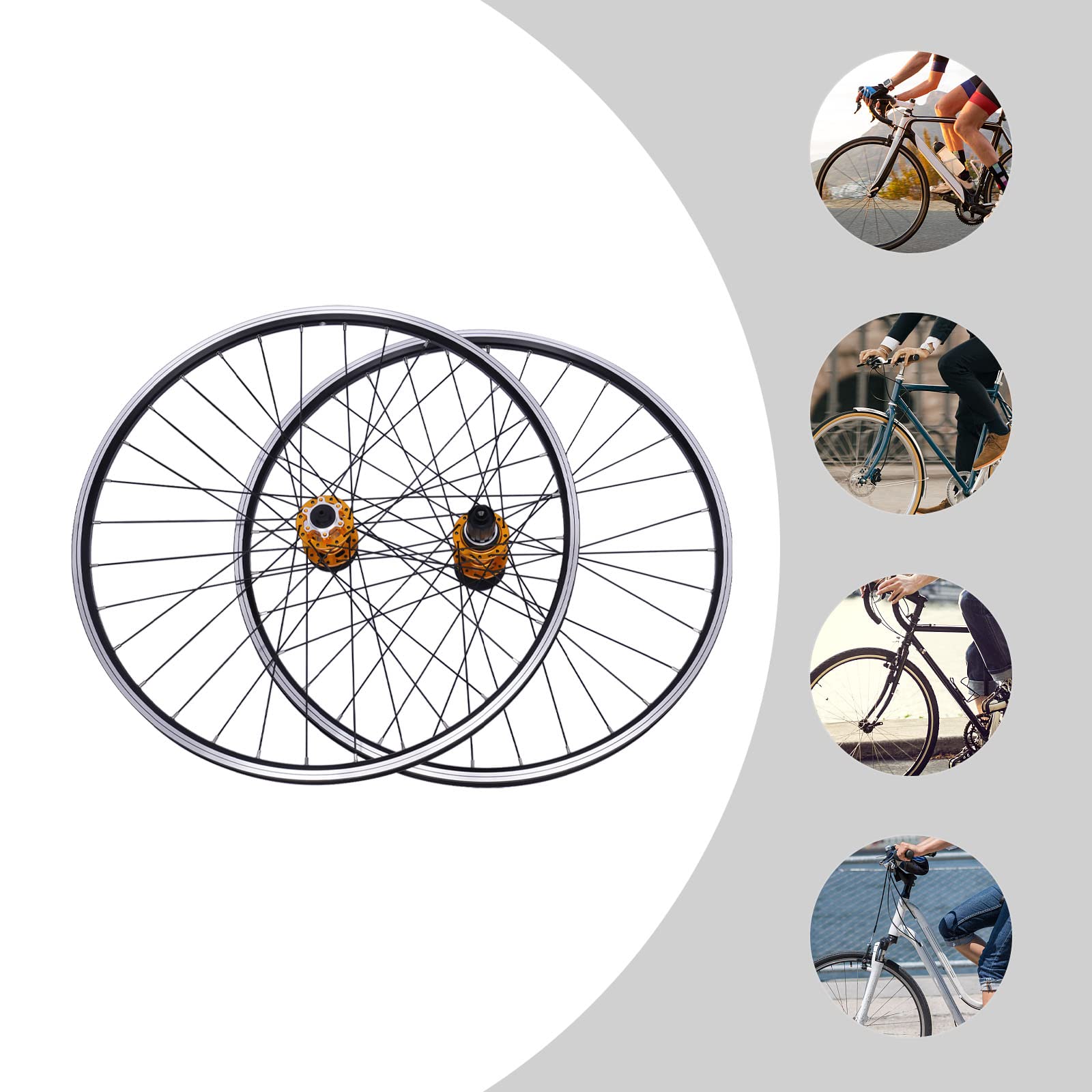 Mountainbike Laufradsatz 29 Zoll, Laufrad Set Felge Aluminiumlegierung Felgen Scheibenbremse MTB Laufradsatz
