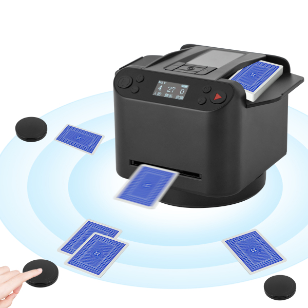 Automatischer Kartenmischer und Kartengeber, Kabelloser Kartengeber Automatischer Kartenmischer und Kartengeber, Kabelloser Kartengeber