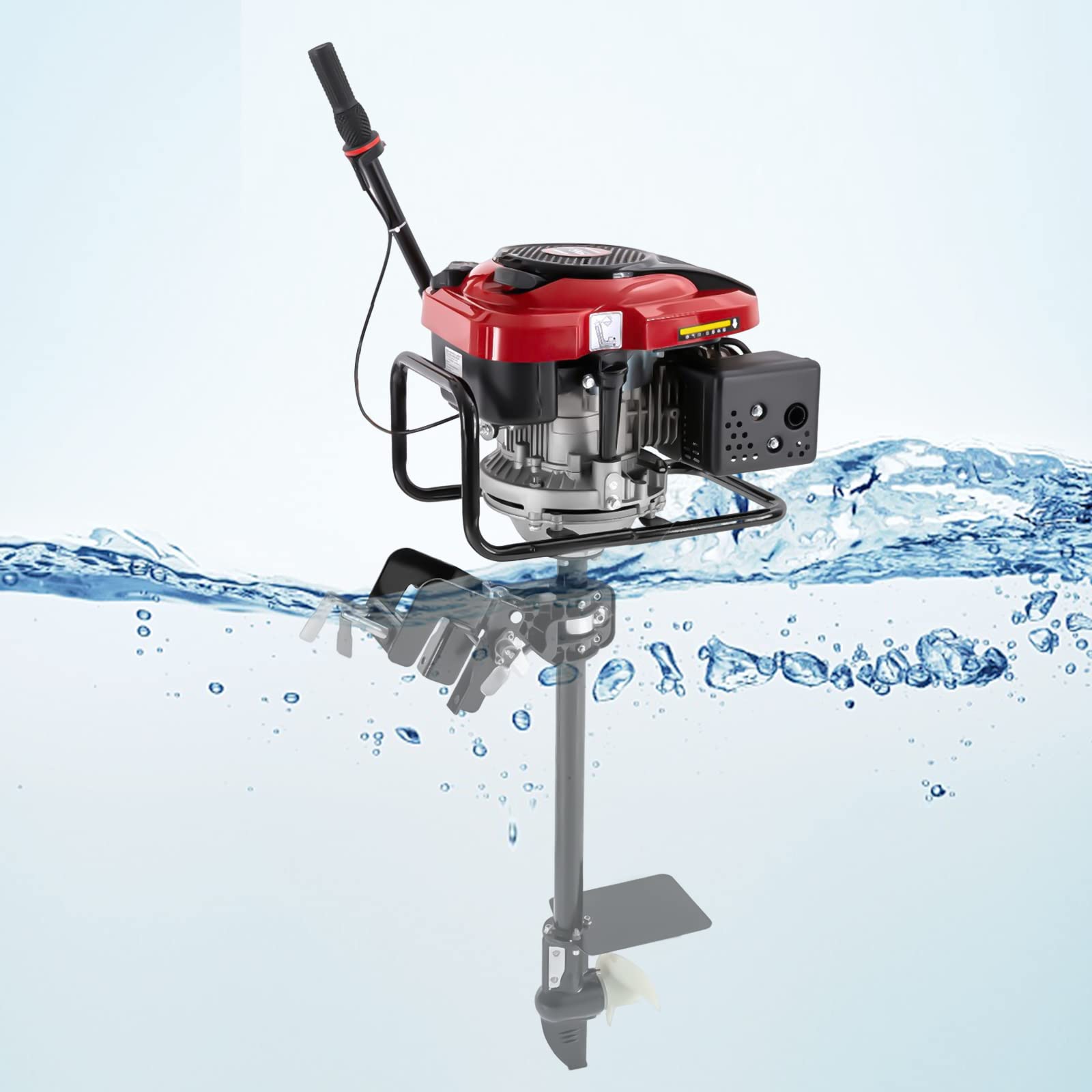 4-Takt 8HP Außenbordmotor  Bootsmotor elektrischer Außenbordmotor für aufblasbare Boote Fischerboote