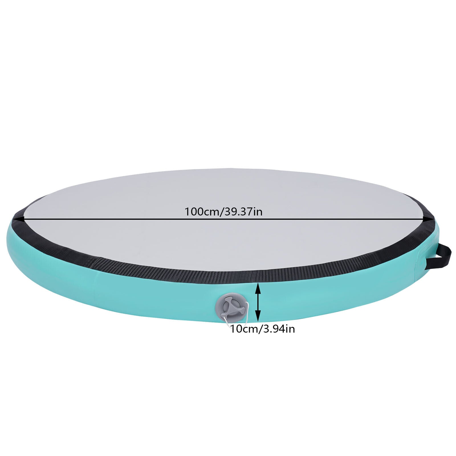 CNCEST 100x80cm Aufblasbare Gymnastik Rolle mit Pumpe Yoga Roll Fitness Rolle für Gymnastik Training Fitness CNCEST 100x80cm Aufblasbare Gymnastik Rolle mit Pumpe Yoga Roll Fitness Rolle für Gymnastik Training Fitness