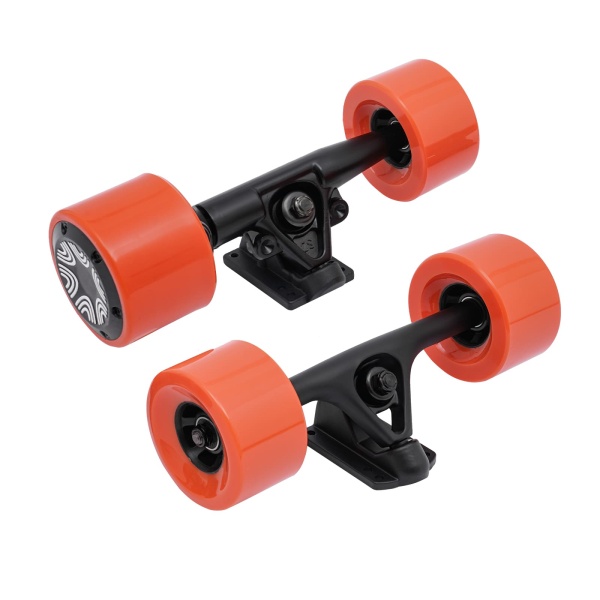 Elektro-Skateboard, Einzelmotor-Kit, Speed-Skateboard-Ausrüstung, Elektro-Longboard für Erwachsene, Jugendliche (Orange)