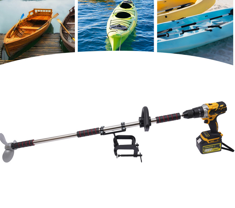 Elektrischer Trolling Motor mit Batterieanzeige