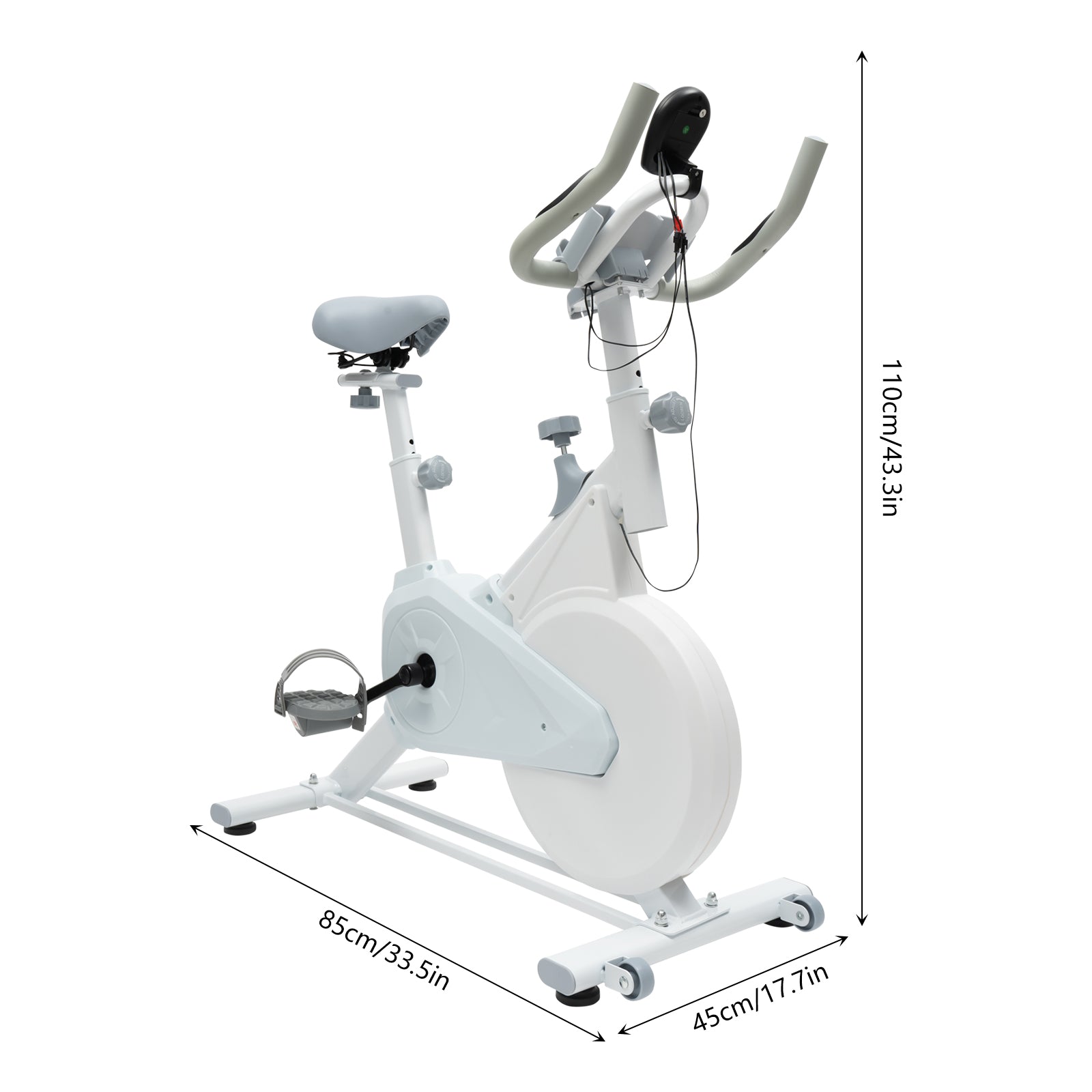 CNCEST Heimtrainer Fahrrad, Heimtrainer für den Heimgebrauch, Indoor Cycling Stationär Bike für Heimtraining