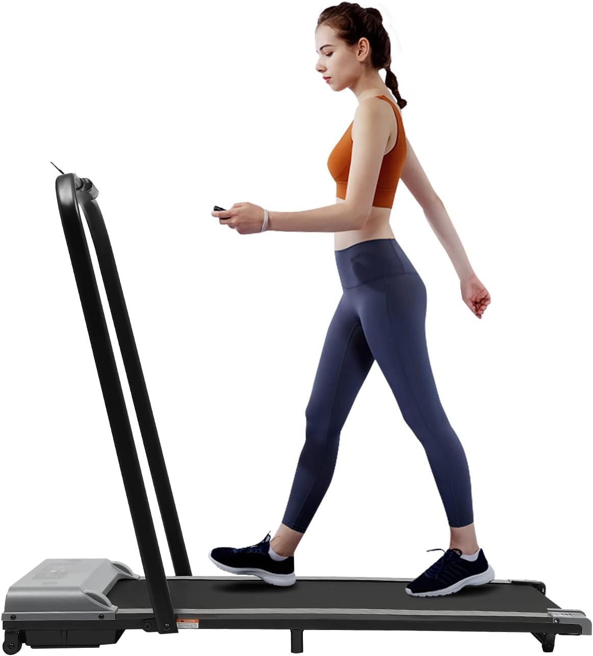 Laufband Klappbar Elektrisch Walking Pad mit Fernbedienung 6km/h Heimtrainer mit LED-Anzeige 2 in1 Laufband Klappbar Elektrisch Walking Pad mit Fernbedienung 6km/h Heimtrainer mit LED-Anzeige 2 in1