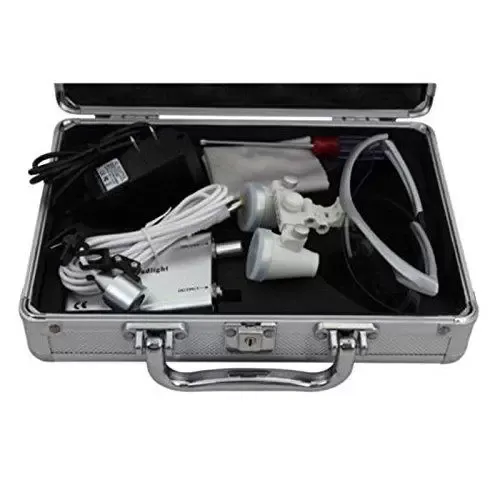 Dental LED Binokular lupen Chirurgische Lupen+Lupenbrille Headlight+Case 3.5X420mm Dental LED Binokular lupen Chirurgische Lupen+Lupenbrille Headlight+Case 3.5X420mm