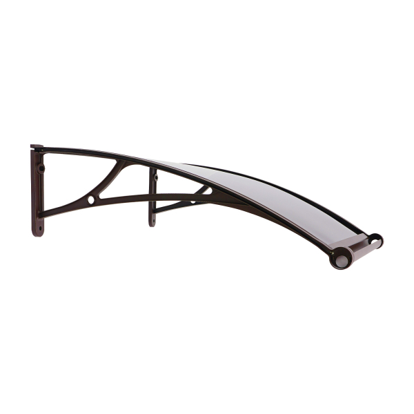 80×80 cm Fenster-/Türmarkise, Außenfenstermarkise, große Spülbecken-/Fenstermarkise – braune Halterung + brauner Schuppen 80×80 cm Fenster-/Türmarkise, Außenfenstermarkise, große Spülbecken-/Fenstermarkise – braune Halterung + brauner Schuppen