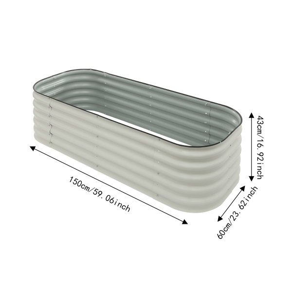 8-in-1-Pflanzkasten aus Metall, Hochbeet, Gartenbeete, Hochbeet für den Außenbereich 8-in-1-Pflanzkasten aus Metall, Hochbeet, Gartenbeete, Hochbeet für den Außenbereich