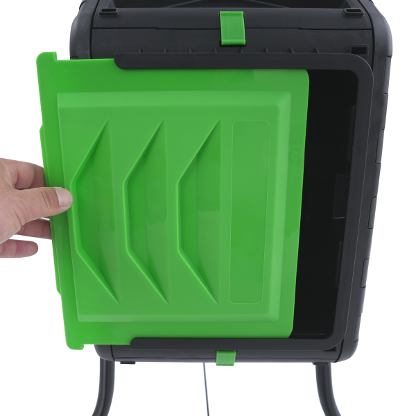 70-Liter-Trommelkomposter, rotierender Kompostbehälter, Einkammerkompostbehälter