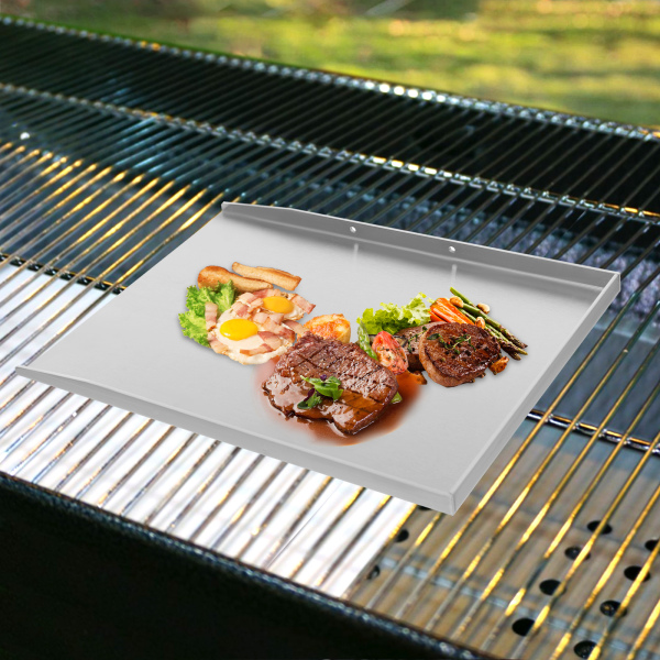 48 x 34 Zoll große Grillplatte aus Edelstahl, Grillplatte, Grillpfanne für Küchen, Geschäfte, Restaurants, Hotels und Konditoreien 48 x 34 Zoll große Grillplatte aus Edelstahl, Grillplatte, Grillpfanne für Küchen, Geschäfte, Restaurants, Hotels und Konditoreien
