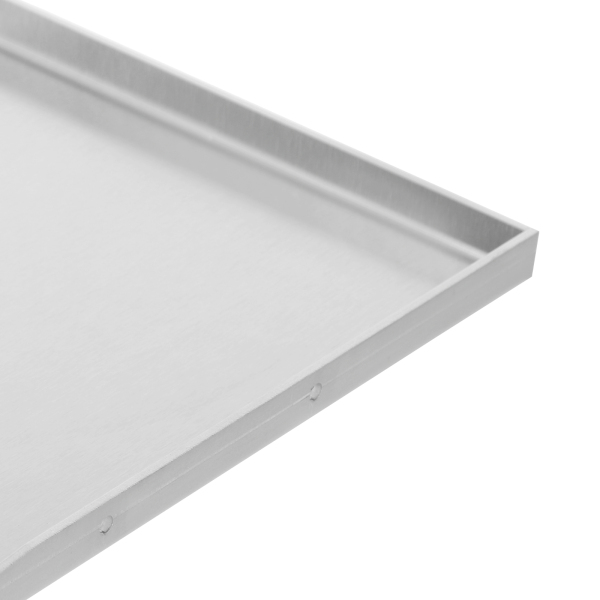 45 x 34 cm Edelstahlgrill, Grillplatte, universelles BBQ-Grilltablett für den Heimgebrauch, Grillläden und -stände 45 x 34 cm Edelstahlgrill, Grillplatte, universelles BBQ-Grilltablett für den Heimgebrauch, Grillläden und -stände