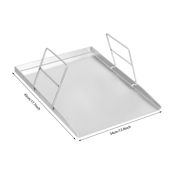 45 x 34 cm Edelstahlgrill, Grillplatte, universelles BBQ-Grilltablett für den Heimgebrauch, Grillläden und -stände 45 x 34 cm Edelstahlgrill, Grillplatte, universelles BBQ-Grilltablett für den Heimgebrauch, Grillläden und -stände