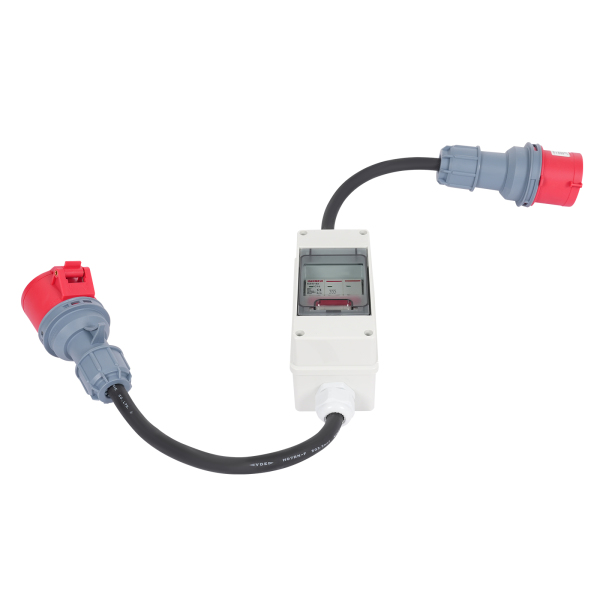 H07RN-F 5 x 2,5 mm² 5P 32A Stecker_3P 16A Schutzschalter_5P 16A Stecker HRDQ-03 Stromadapter Hochstromadapter