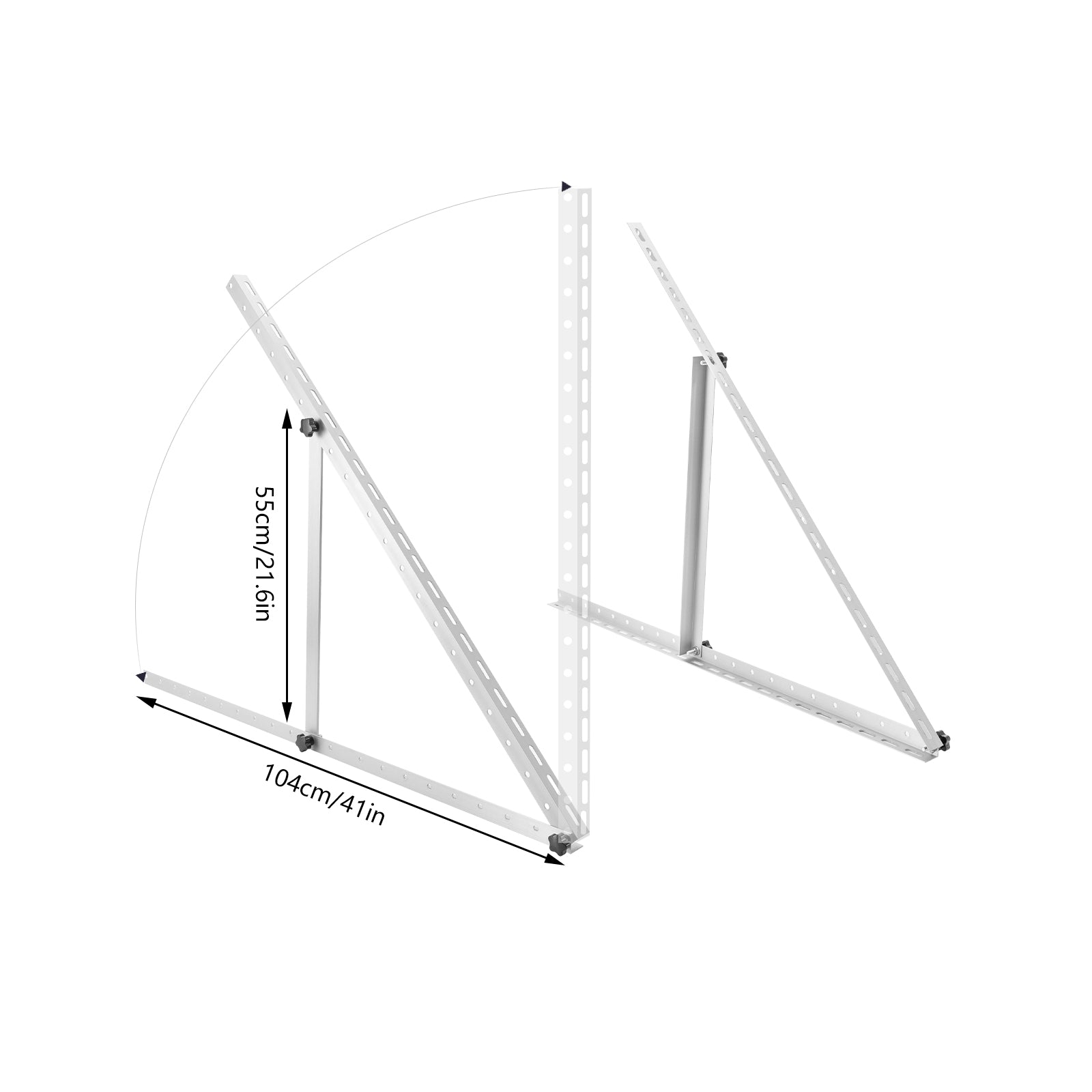 41''Solarpanel-Neigungshalterungen Mit Einstellbarem Winkel - Solar Halterung, Wohnmobil,Boot Und Off-Grid 41''Solarpanel-Neigungshalterungen Mit Einstellbarem Winkel - Solar Halterung, Wohnmobil,Boot Und Off-Grid