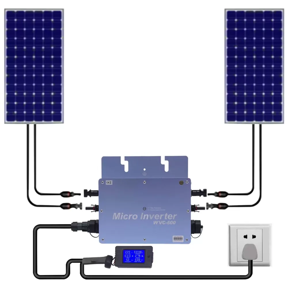 600W Solar Grid Tie Micro Inverter Wasserdicht IP65 DC54V für Solarpanel